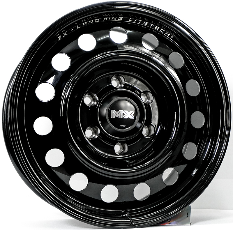ล้อแม็ก ล้อแม็ก Lenso MX LANDKING LITETECH+ FlowForming ขอบ17นิ้ว กว้าง 8.5นิ้ว 6รู139.7 Offset27 สีดำเงา