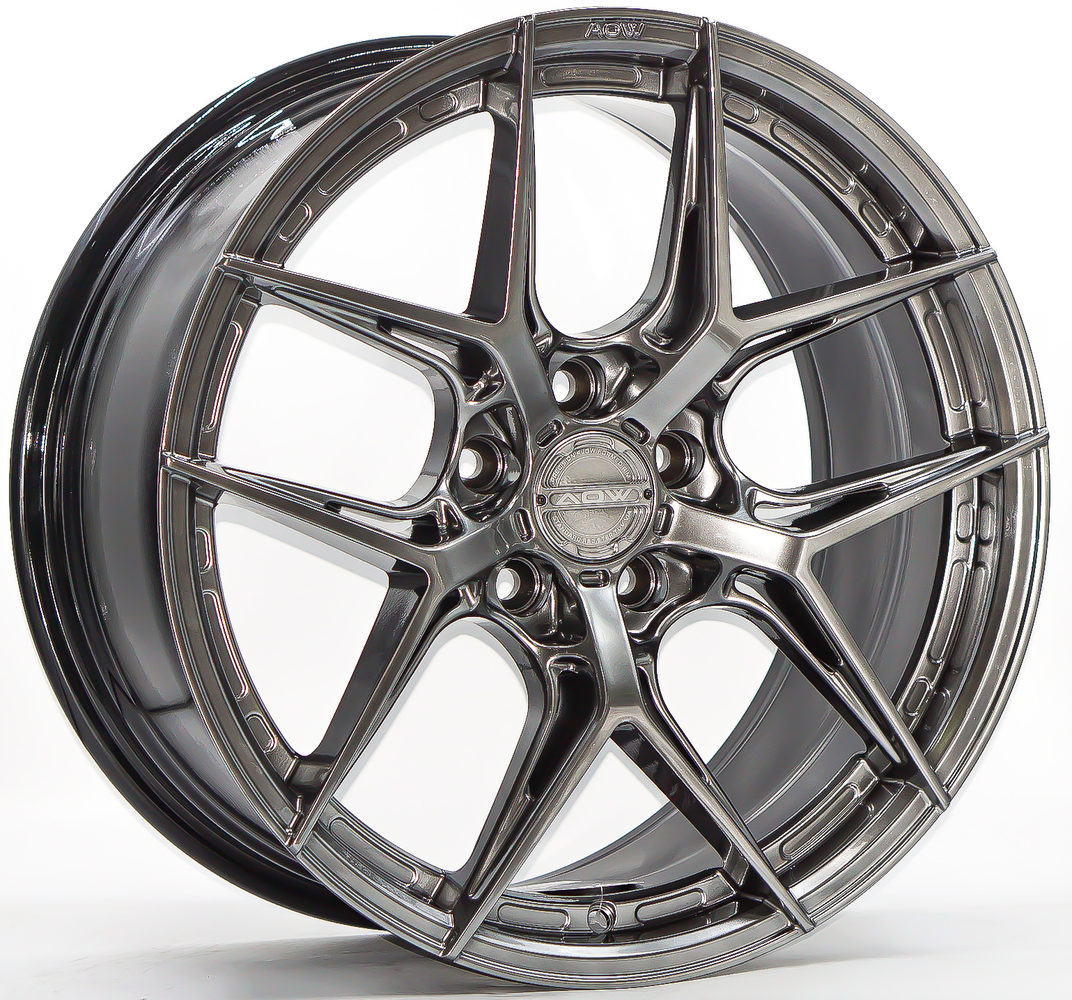 ล้อแม็ก ล้อแม็ก AOW20 ขอบ18นิ้ว กว้าง8นิ้ว 5รู114.3/112 Offset35 สีไฮเปอร์แบล็ค