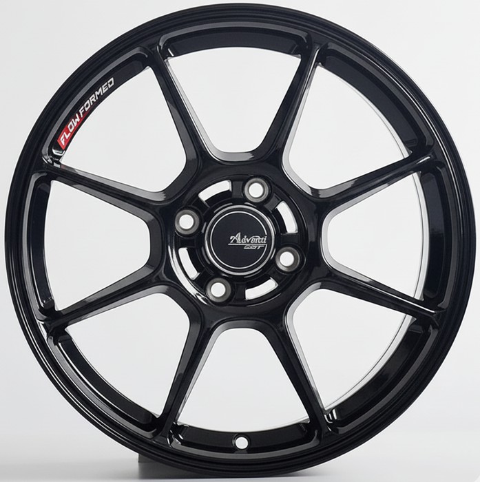 ล้อแม็ก ล้อแม็ก Advanti N810 Blizzard ขอบ15นิ้ว กว้าง7นิ้ว 4รู100 Offset35 สีดำเงา