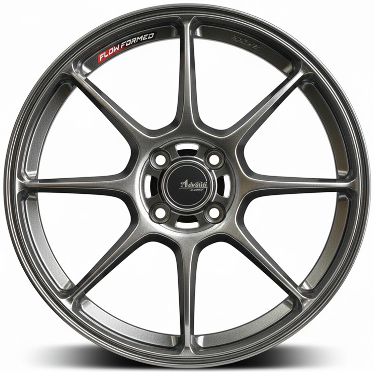 ล้อแม็ก ล้อแม็ก Advanti N810 Blizzard ขอบ15นิ้ว กว้าง7นิ้ว 4รู100 Offset35 สีไฮเปอร์ดาร์ค