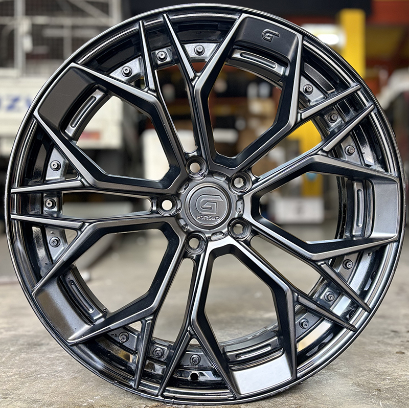 ล้อแม็ก ล้อแม็กแท้มือสอง G-forged GF11 ขอบ20นิ้ว กว้าง8.5นิ้ว 5รู120 Offset35 สีดำด้าน(ลาดพร้าว)