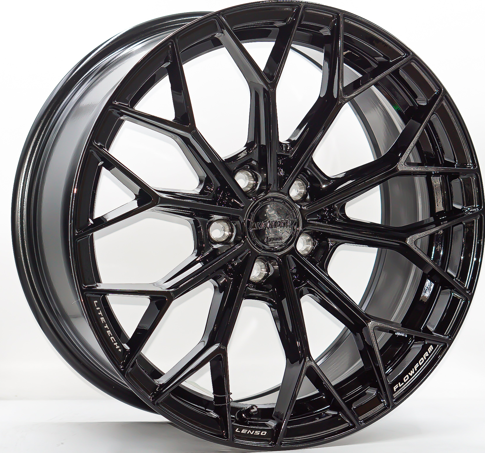 ล้อแม็ก ล้อแม็กใหม่ FlowForming Lenso VENOM VNA LITETECH+ ขอบ18นิ้ว กว้าง8.5นิ้ว 5รู108 Offset35 สีดำเงา