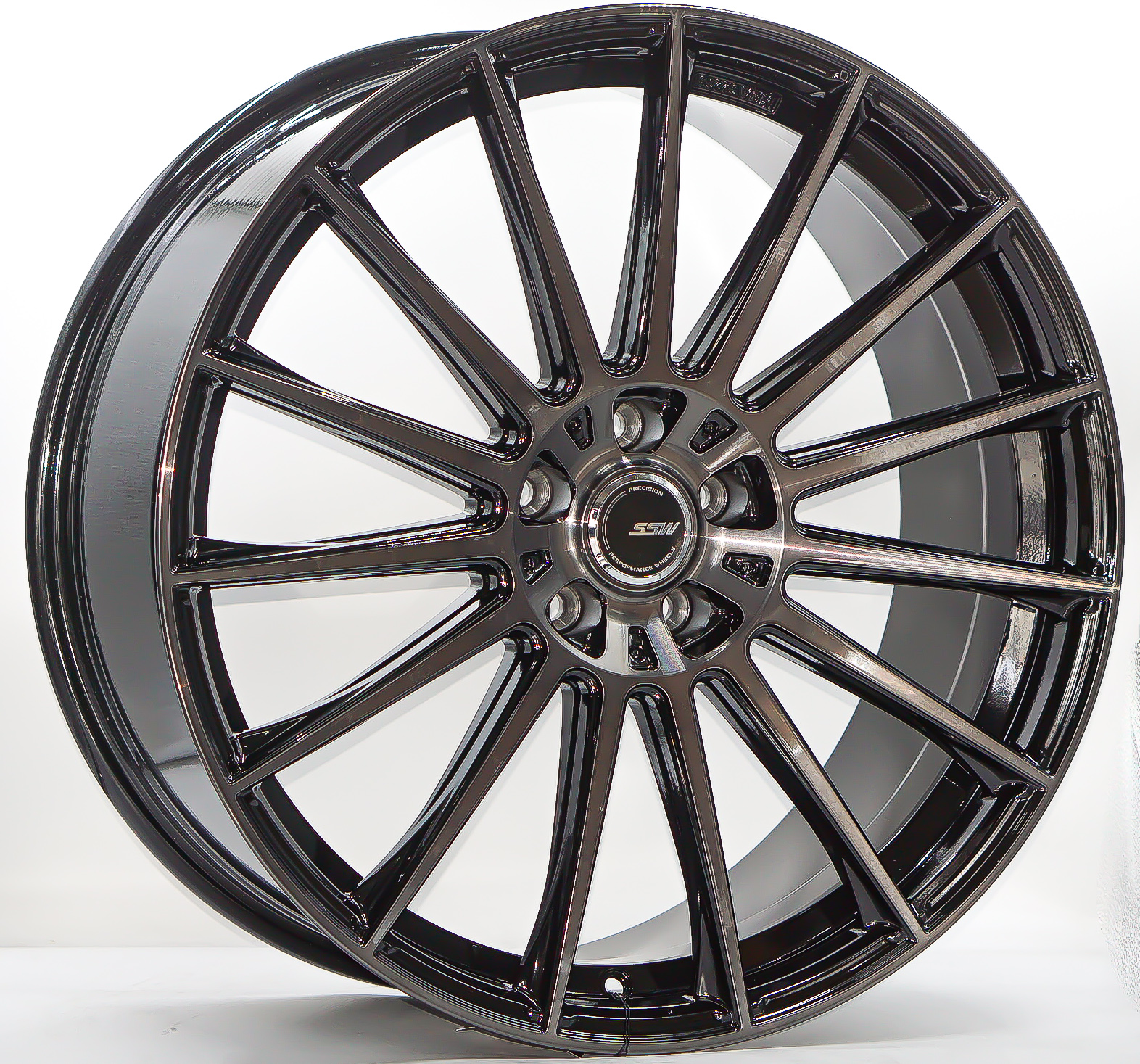 ล้อแม็ก ล้อแม็กใหม่ SSW S399 ขอบ20นิ้ว กว้าง8.5นิ้ว 5รู108 Offset40 สีดำหน้าแล็คชา