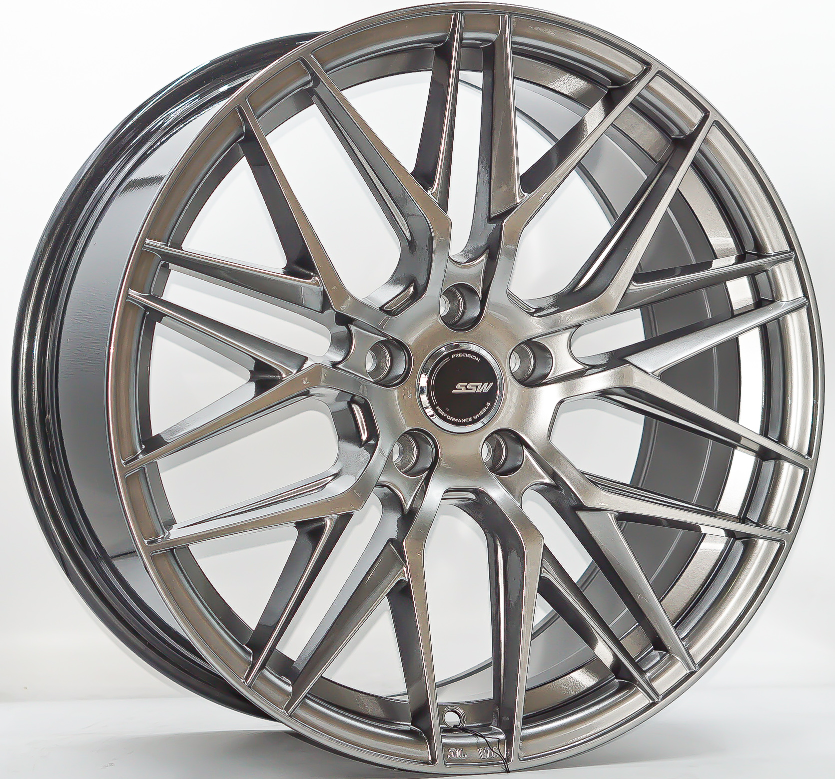 ล้อแม็ก ล้อแม็กใหม่ SSW S348 ขอบ18นิ้ว กว้าง8.5นิ้ว 5รู108 Offset38 สีไฮเปอร์แบล็ค