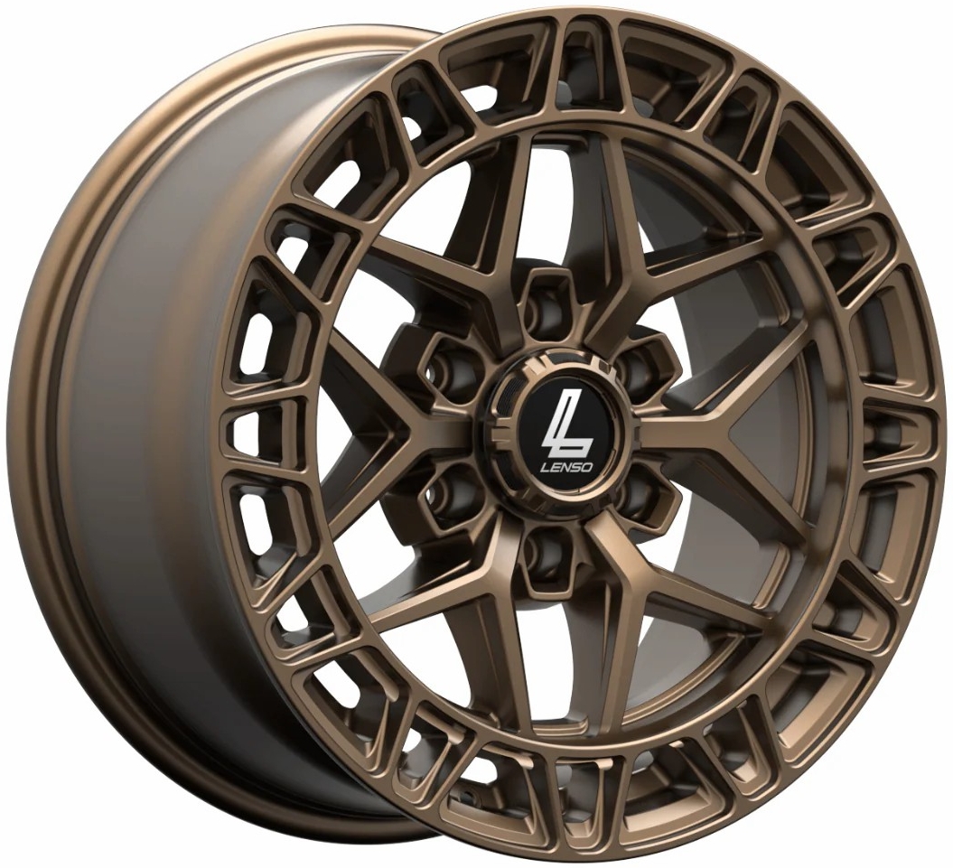 ล้อแม็ก ล้อแม็ก Lenso MX Cartel ขอบ18นิ้ว กว้าง9นิ้ว 6รู139.7 ET12 สีทองแดง