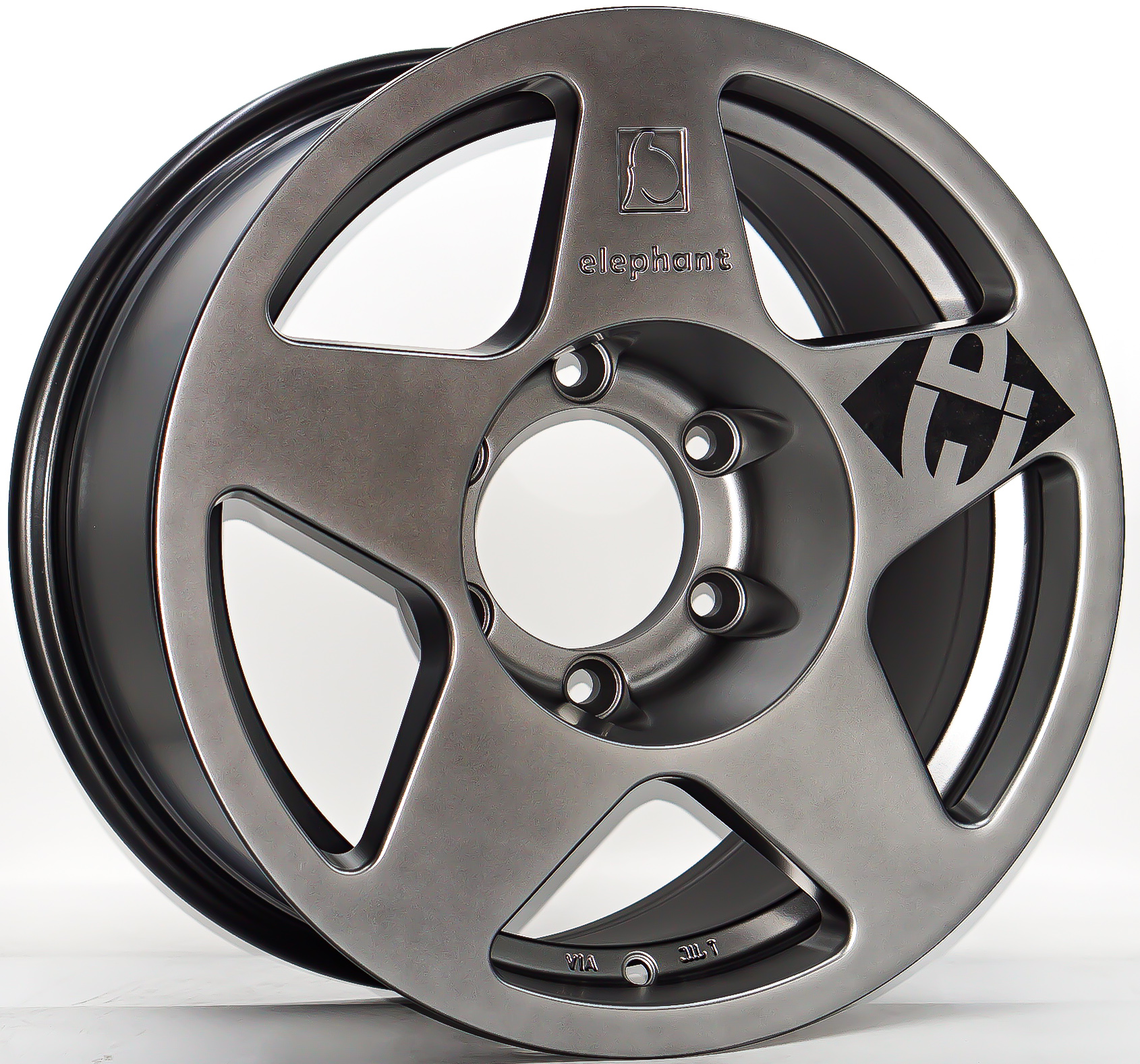 ล้อแม็ก ล้อแม็กใหม่ Kspeed Bradley EP01 ขอบ16นิ้ว กว้าง8นิ้ว 6รู139.7 Offset10 สีคาร์บอนเกรย์