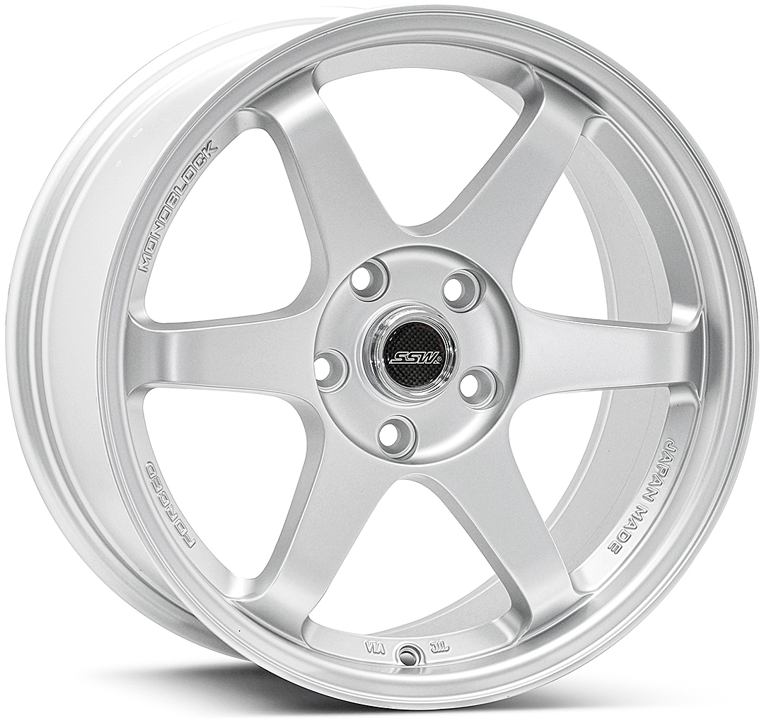ล้อแม็ก ล้อแม็ก SSW TE37 ขอบ17นิ้ว กว้าง8นิ้ว 5รู114.3 Offset35 สีซิลเวอร์