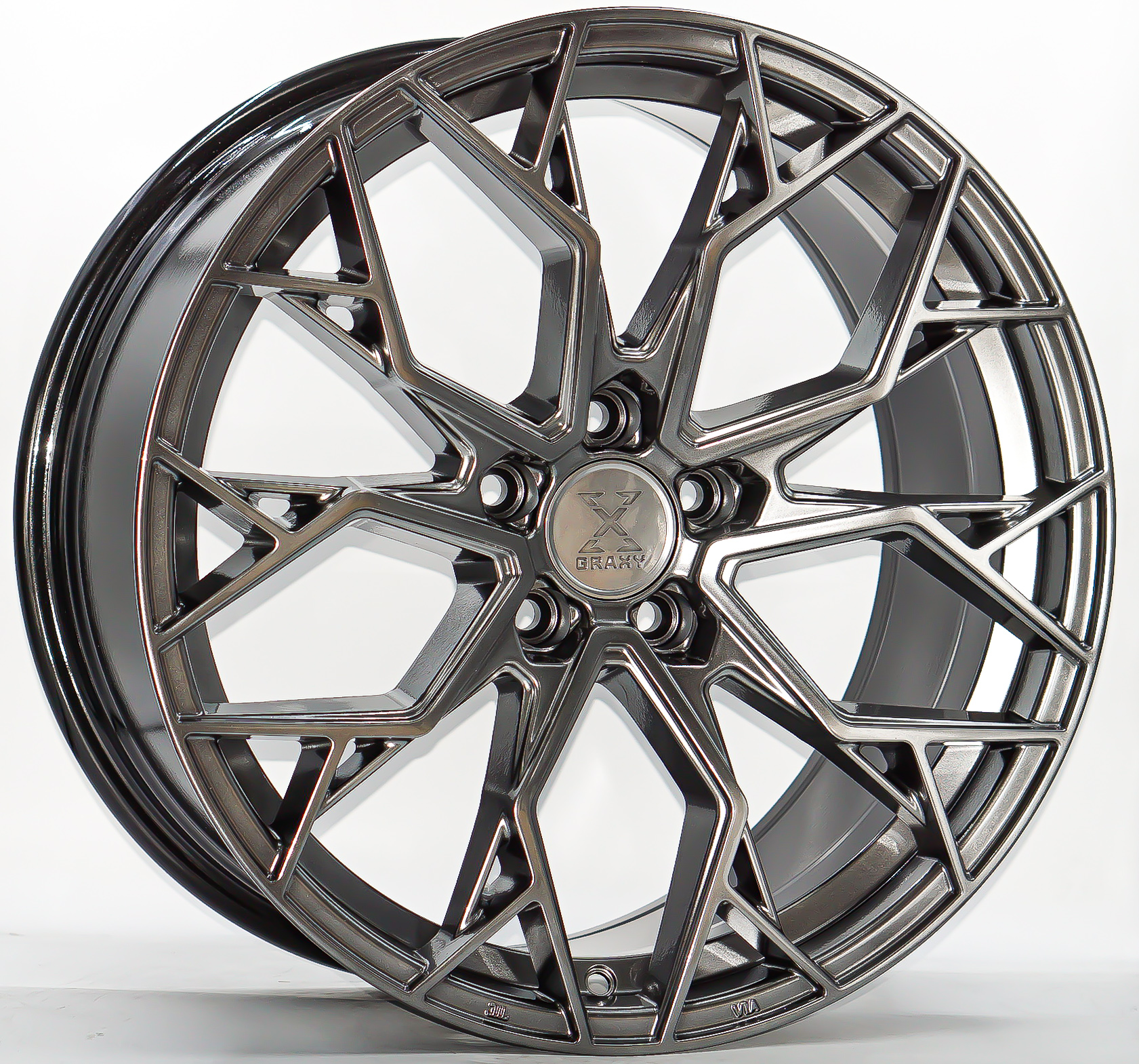 ล้อแม็ก ล้อแม็กใหม่ Graxy X06B ขอบ18นิ้ว กว้าง8.5นิ้ว 5รู108 Offset35 สีไฮเปอร์แบล็ค