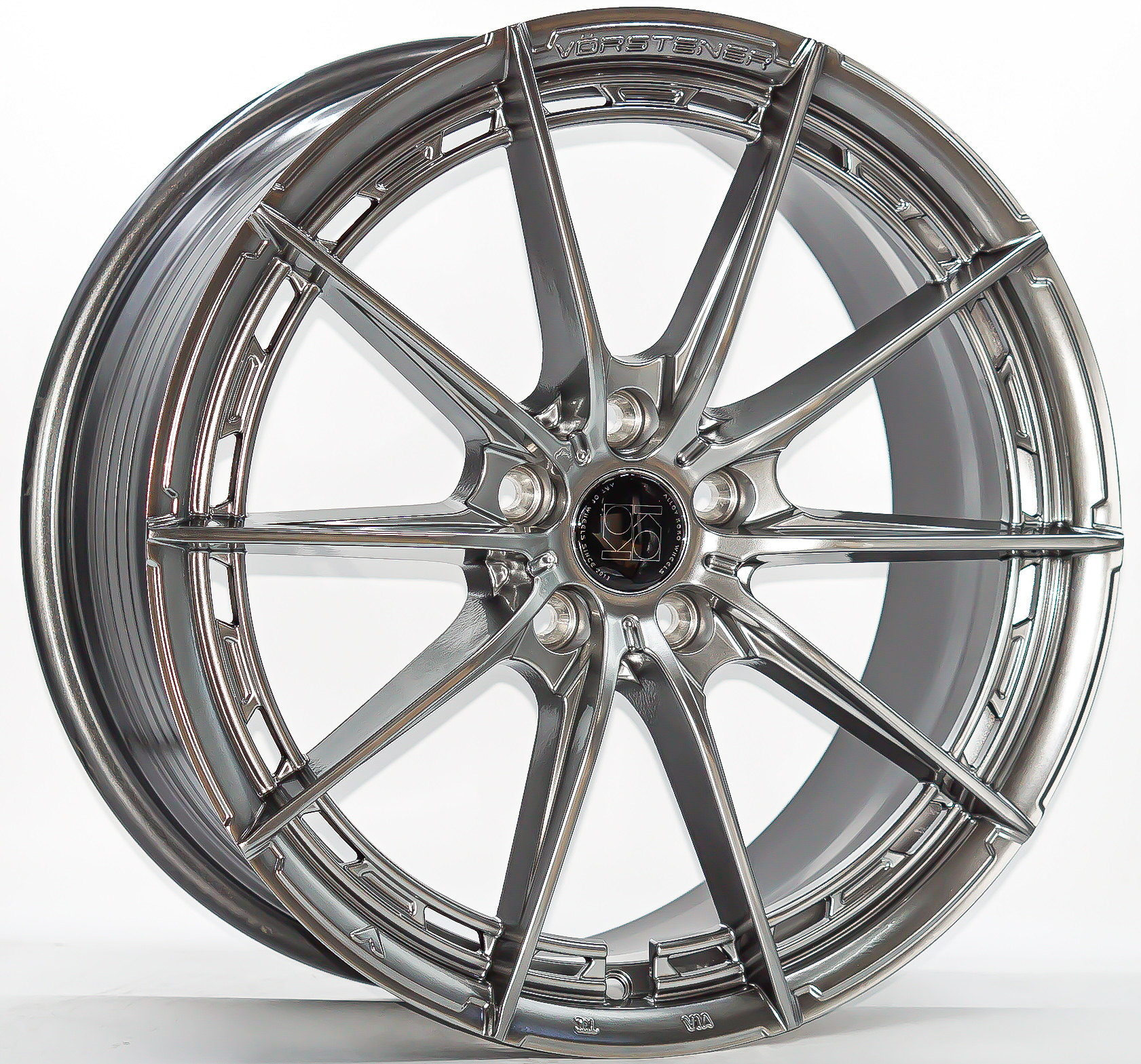 ล้อแม็ก ล้อแม็กใหม่ KOKO FF586 ขอบ18นิ้ว กว้าง8นิ้ว 5รู108 Offset38 สีไทเทเนียมซิลเวอร์