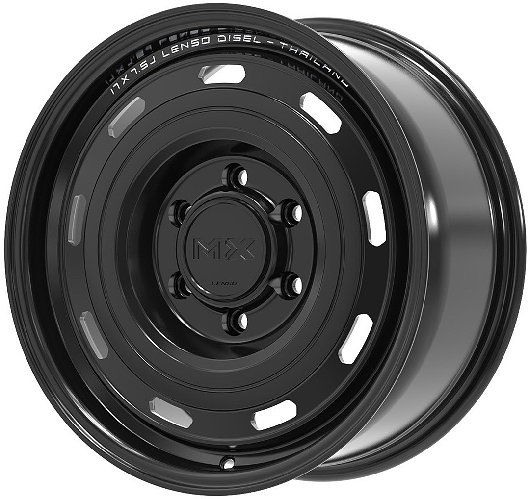 ล้อแม็ก ล้อแม็ก Lenso MX DUTY LITETECH+ FlowForming ขอบ17นิ้ว กว้าง8.5นิ้ว 6รู139.7 Offset20 สีดำเงา