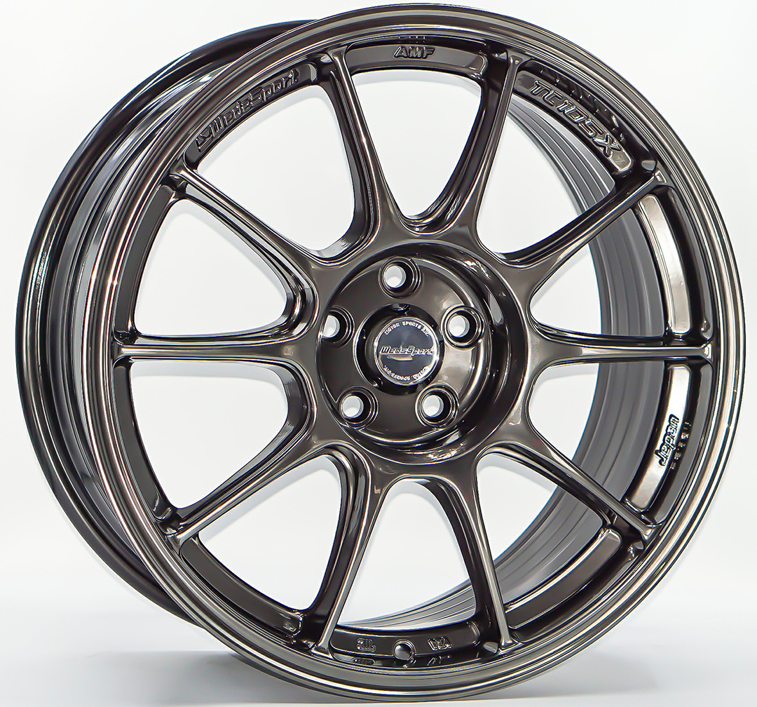 ล้อแม็ก ล้อแม็ก APEX TC105X ขอบ15นิ้ว กว้าง7นิ้ว 5รู100 Offset35 สีไฮเปอร์แบล็ค2900