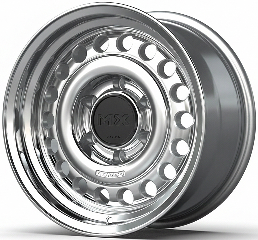 ล้อแม็ก ล้อแม็ก Lenso MX JUNGLE ขอบ16นิ้ว กว้าง8นิ้ว 6รู139.7 Offset0 สีเงิน