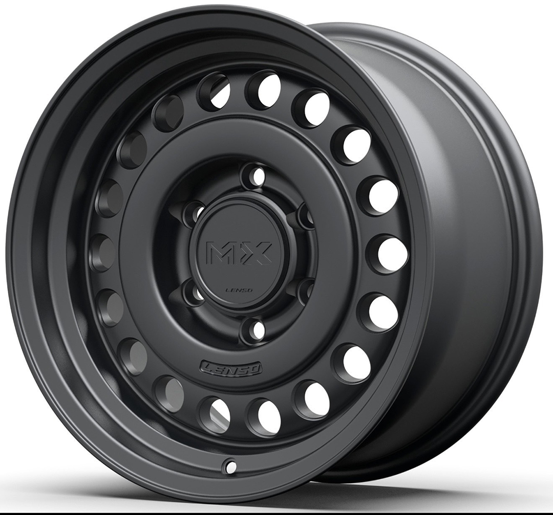 ล้อแม็ก ล้อแม็ก Lenso MX JUNGLE ขอบ16นิ้ว กว้าง8นิ้ว 6รู139.7 Offset0 สีดำด้าน