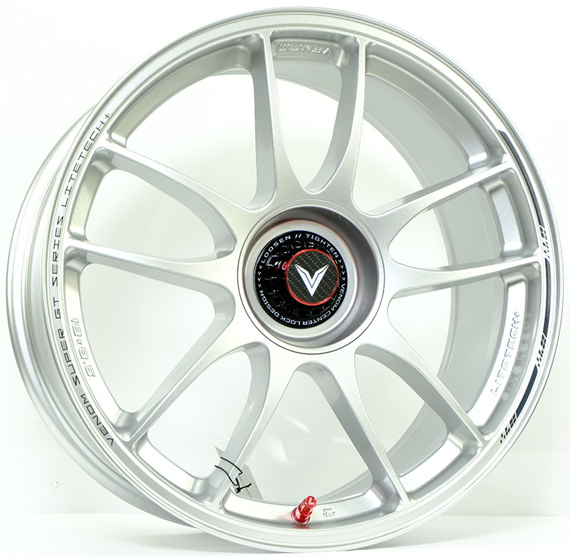 ล้อแม็ก ล้อแม็ก Lenso VNK Venom Litetech+ FlowForming ขอบ17นิ้ว กว้าง7.5นิ้ว 4รู100 Offset35 สีซิลเวอร์