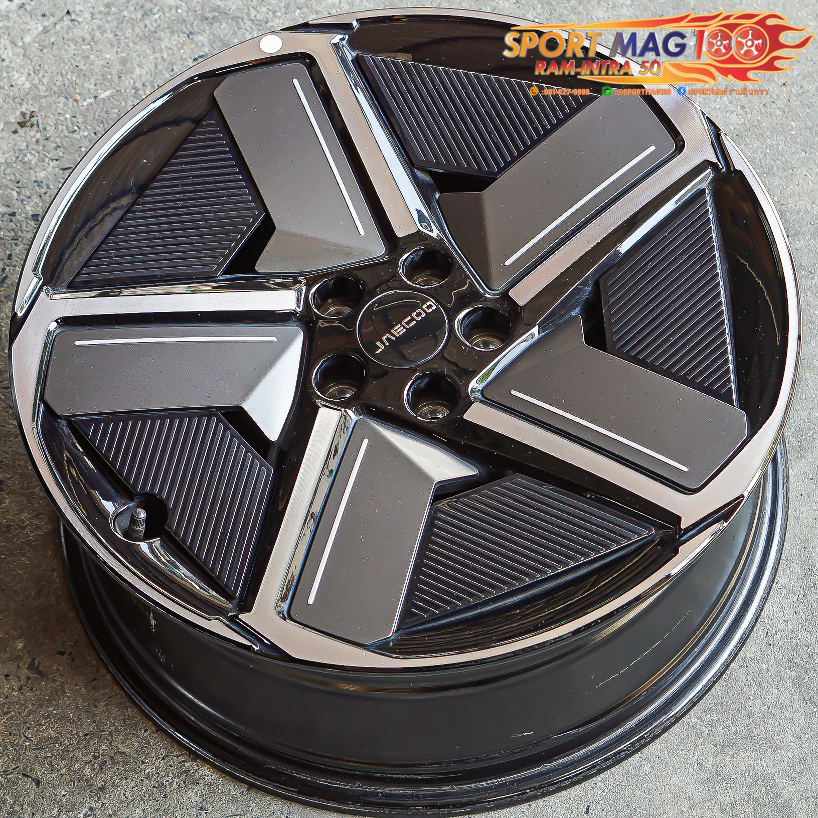 ล้อแม็ก ล้อแม็กป้ายแดง Jaecoo7  ขอบ19นิ้ว กว้าง7.5นิ้ว 5รู108 Offset47 (รามอินทรา)