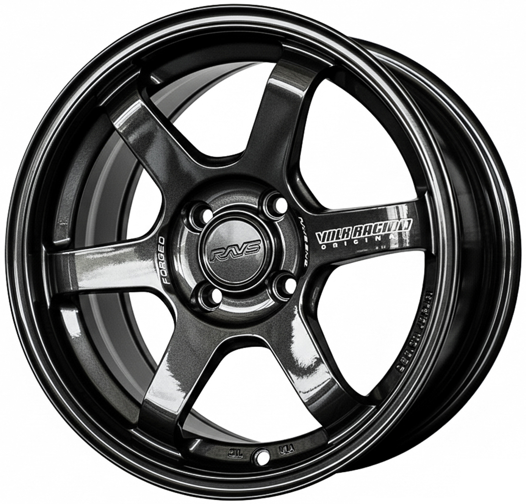 ล้อแม็ก ล้อแม็ก AOW TE37 Sonic FlowForming ขอบ 15 กว้าง 7นิ้ว 4รู100 Offset35 สีไดมอนด์แบล็คมิลลิ่ง