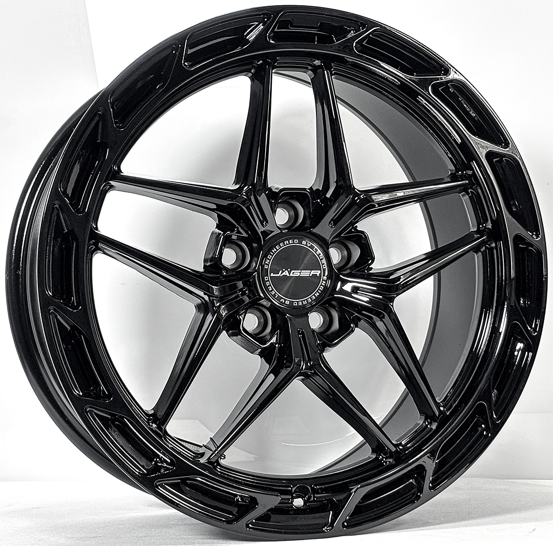 ล้อแม็ก ล้อแม็ก Lenso Jager STAG ขอบ18นิ้ว กว้าง8.5นิ้ว 5รู114.3 Offset35 สีดำเงา