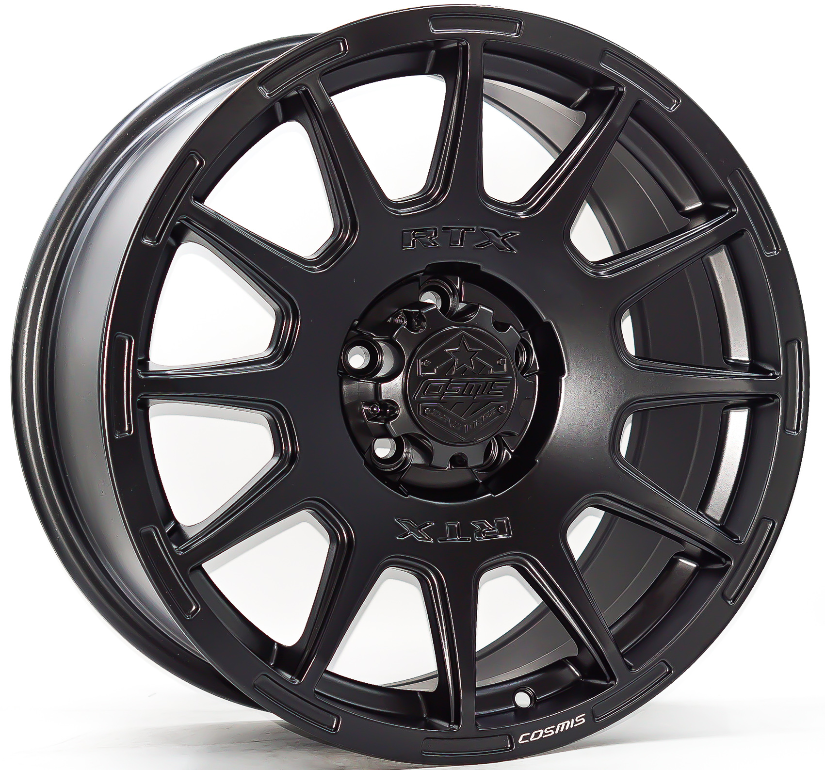 ล้อแม็ก ล้อแม็กใหม่ Cosmis Devil RTX ขอบ18นิ้ว กว้าง8.5นิ้ว 5รู108 Offset35 สีดำด้าน