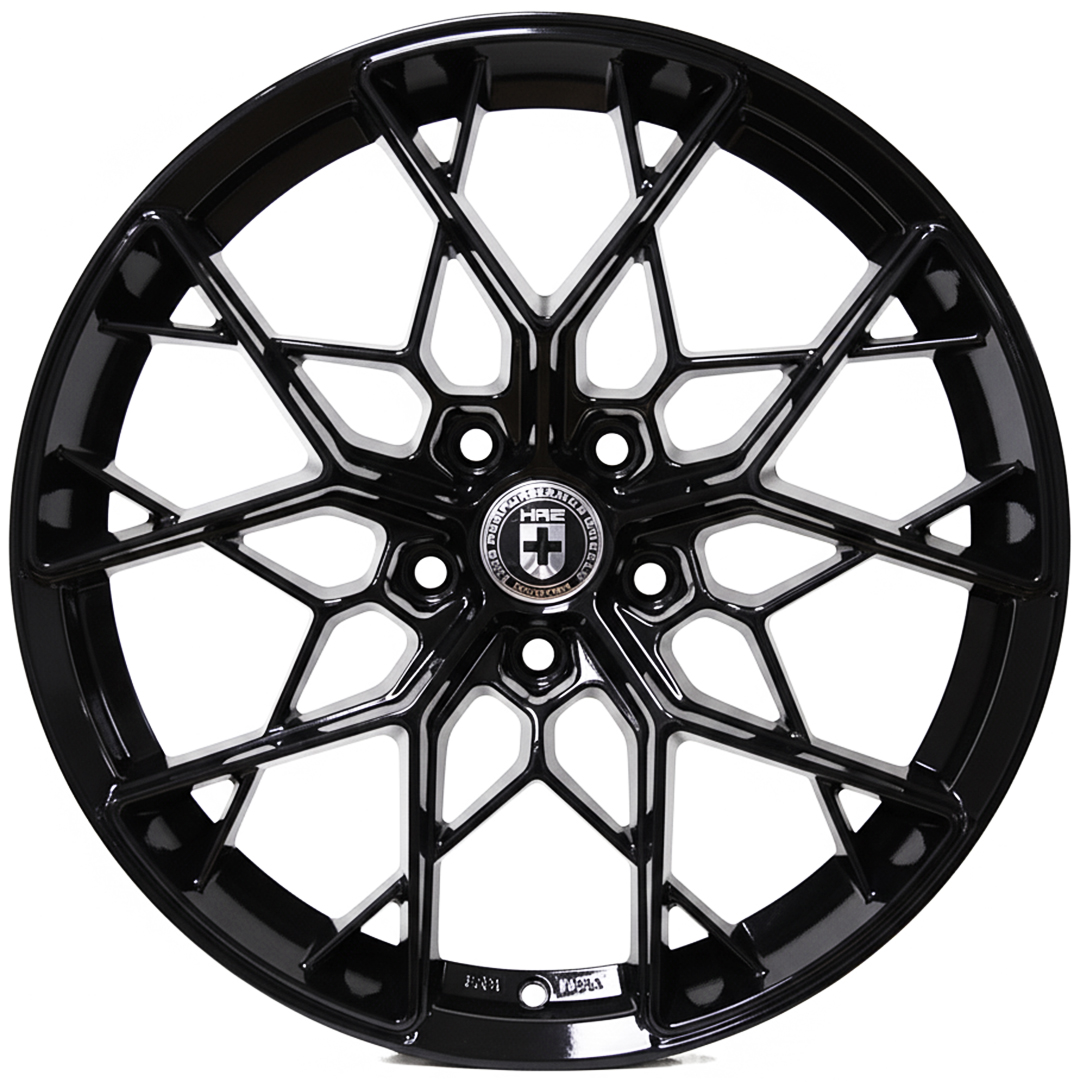 ล้อแม็ก MGW HRE Flowforming ขอบ18นิ้ว กว้าง8นิ้ว 5รู112/114.3 Offset38 สีดำเงา