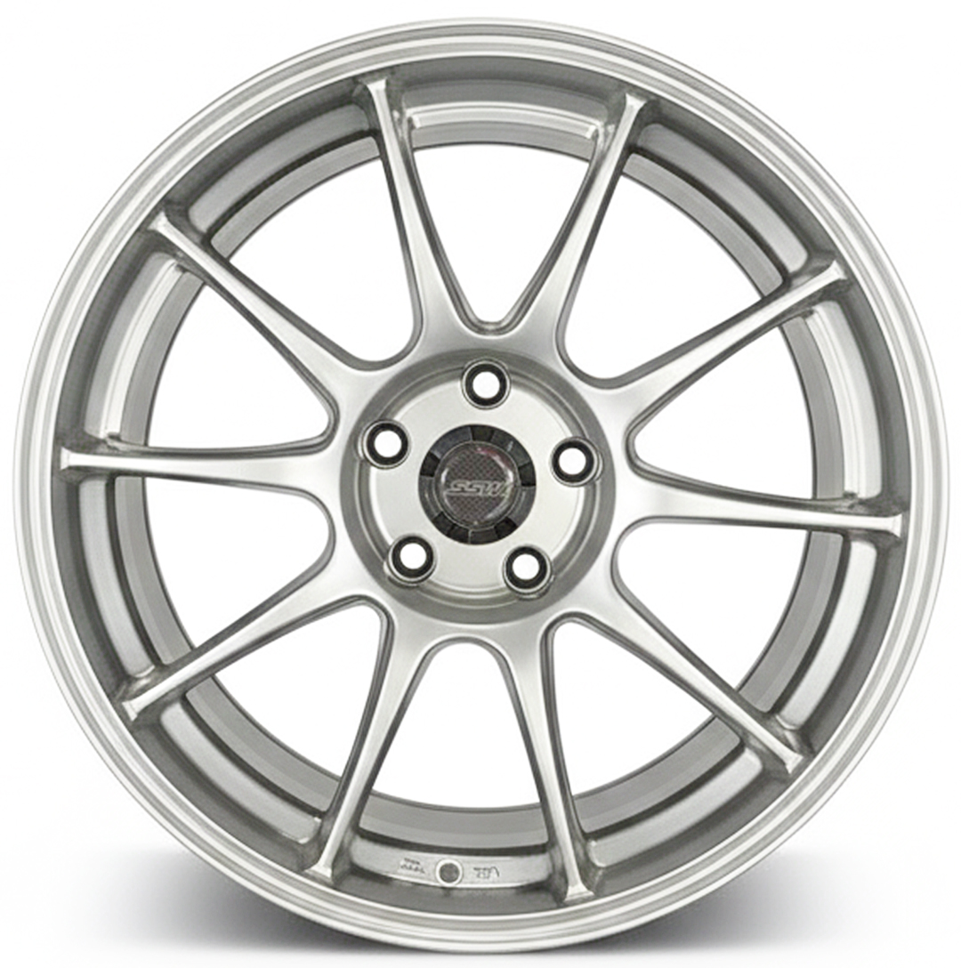 ล้อแม็ก SSW TC105 ขอบ16นิ้ว กว้าง7นิ้ว 5รู108 Offset35 สีไฮเปอร์ซิลเวอร์