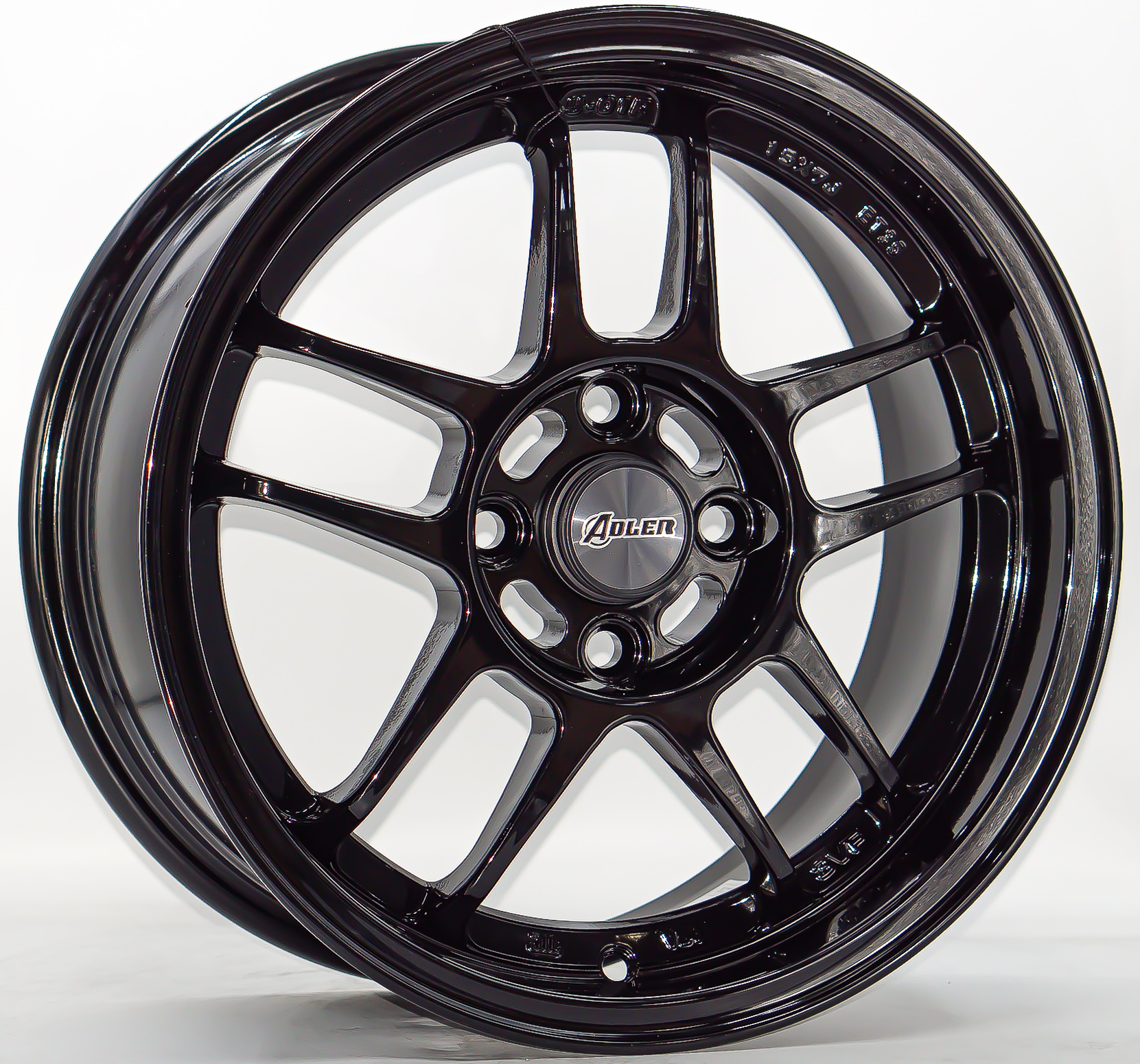 ล้อแม็ก ล้อแม็ก Yachiyoda U01R FlowForming ขอบ15นิ้ว กว้าง7นิ้ว 4รู100 Offset35 สีดำเงา