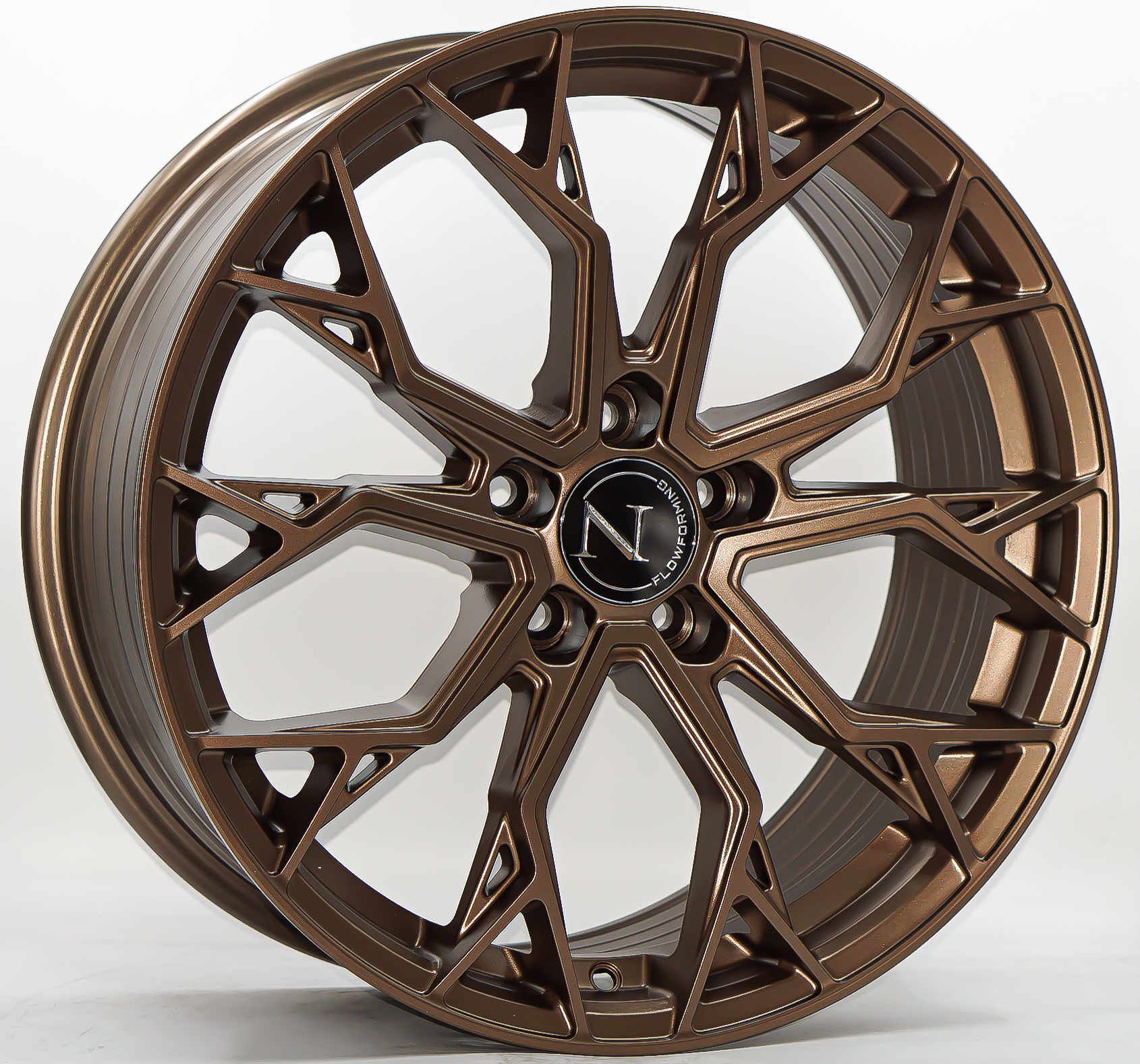 ล้อแม็ก ล้อแม็กใหม่ NAYA Alpha3 ขอบ 18นิ้ว 5รู108 กว้าง8 ET38 ทองแดง