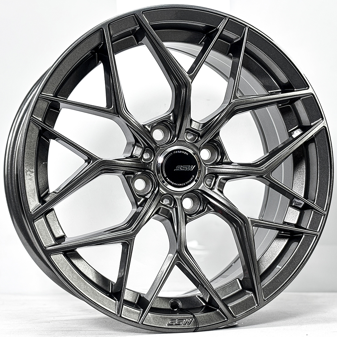 ล้อแม็ก ล้อแม็ก SSW S443 ขอบ15นิ้ว กว้าง7นิ้ว 4รู100 Offset38 สีกันเมทาลิก