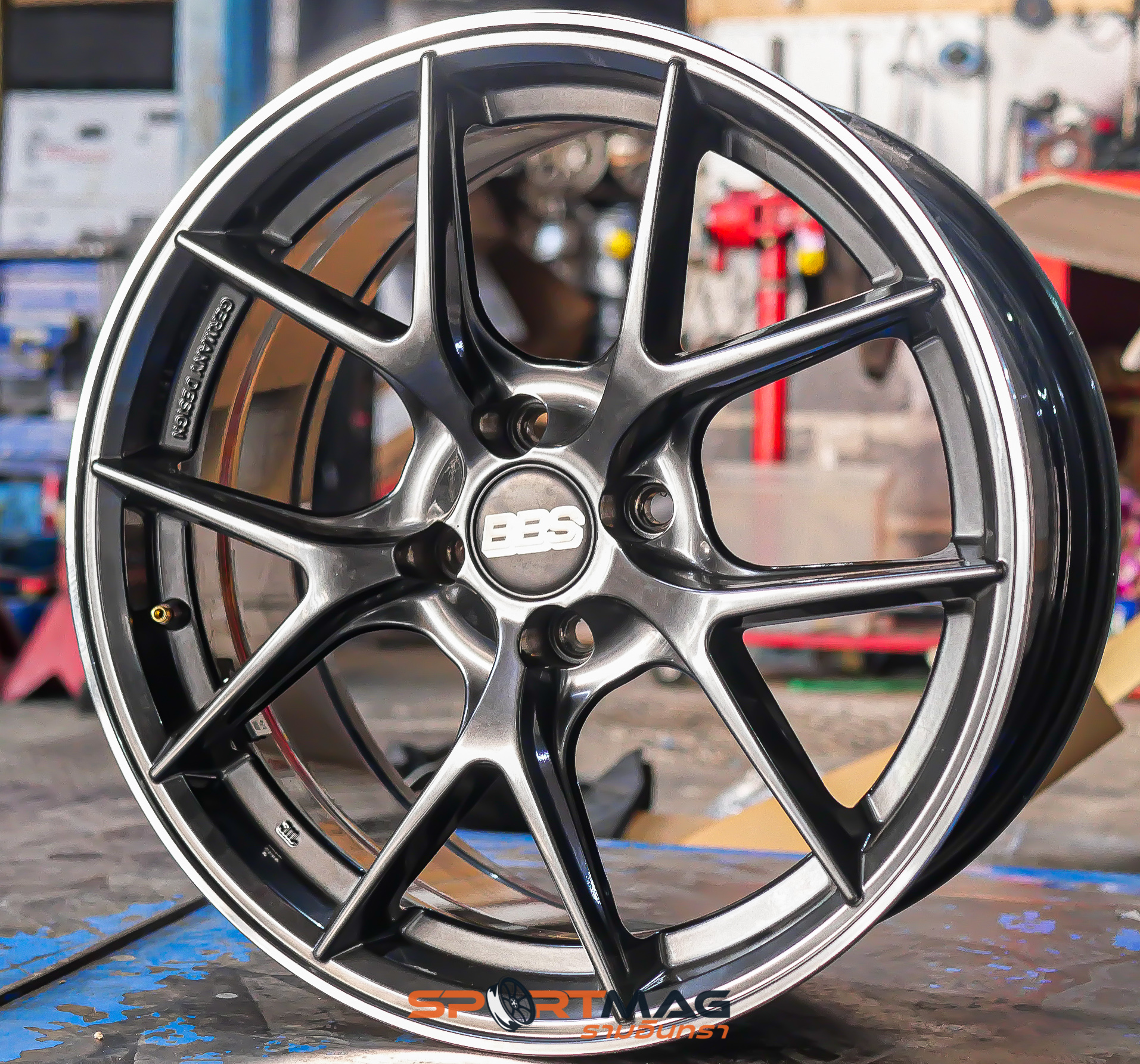 ล้อแม็ก ล้อมือสอง AOW CIR ขอบ17นิ้ว กว้าง8นิ้ว 4รู100 Offset35 สีไฮเปอร์ดาร์ค (รามอินทรา)