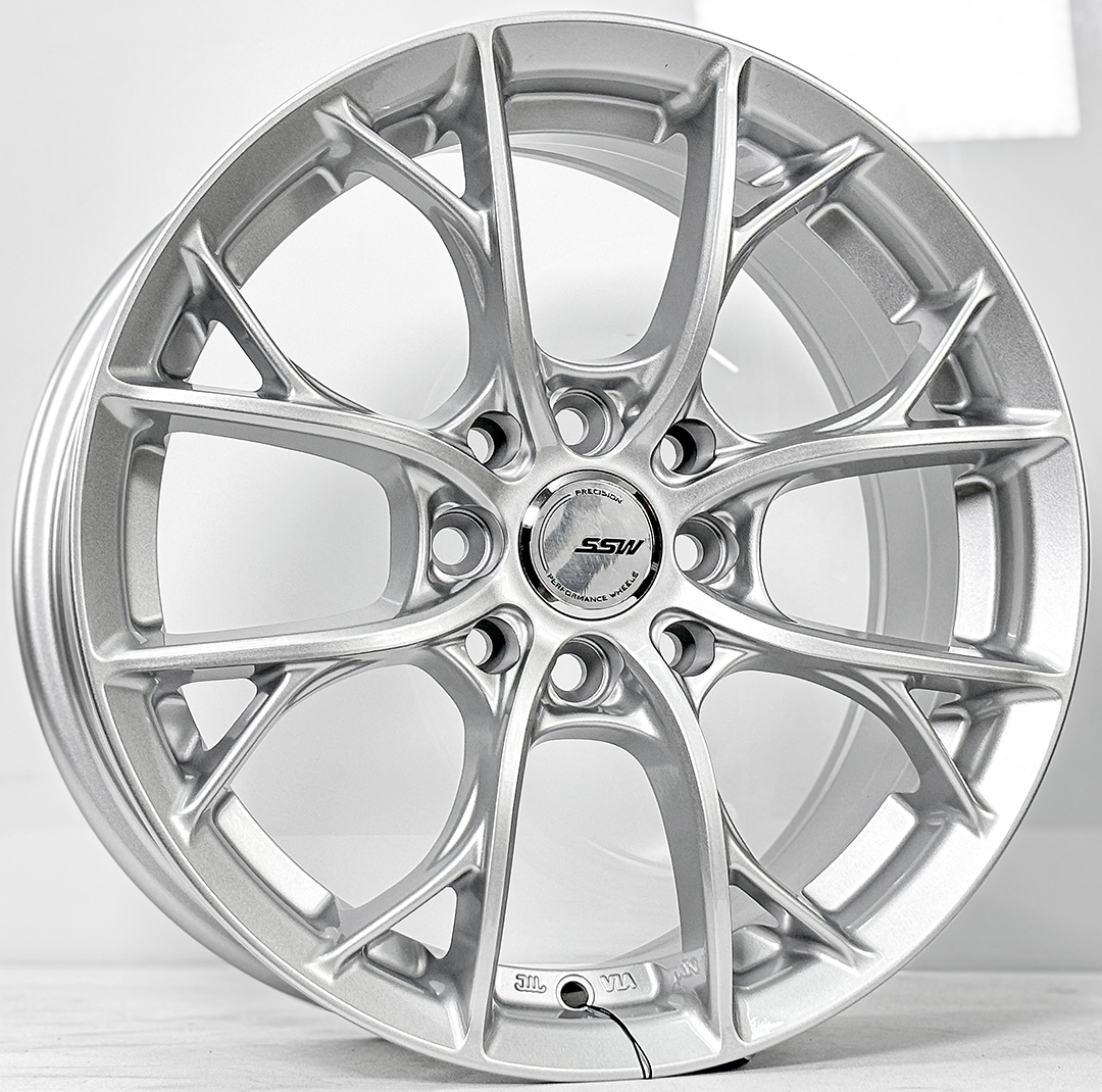 ล้อแม็ก ล้อแม็ก SSW S428 ขอบ15นิ้ว กว้าง6.5นิ้ว 4รู100/114.3 Offset38 สีซิลเวอร์