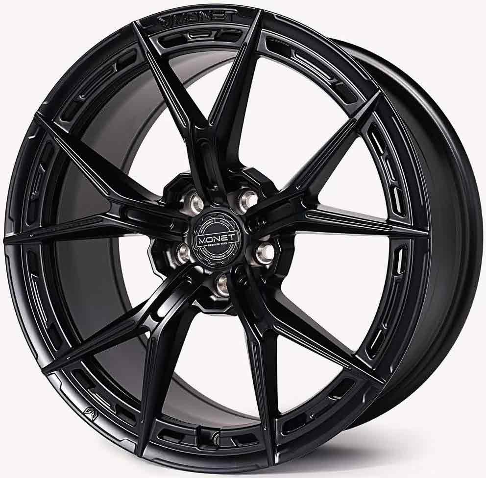 ล้อแม็ก ล้อแม็ก Flowforming Monet 7130AM 5รู100 ET35 สีดำด้าน กว้าง8.5 ขอบ18นิ้ว 