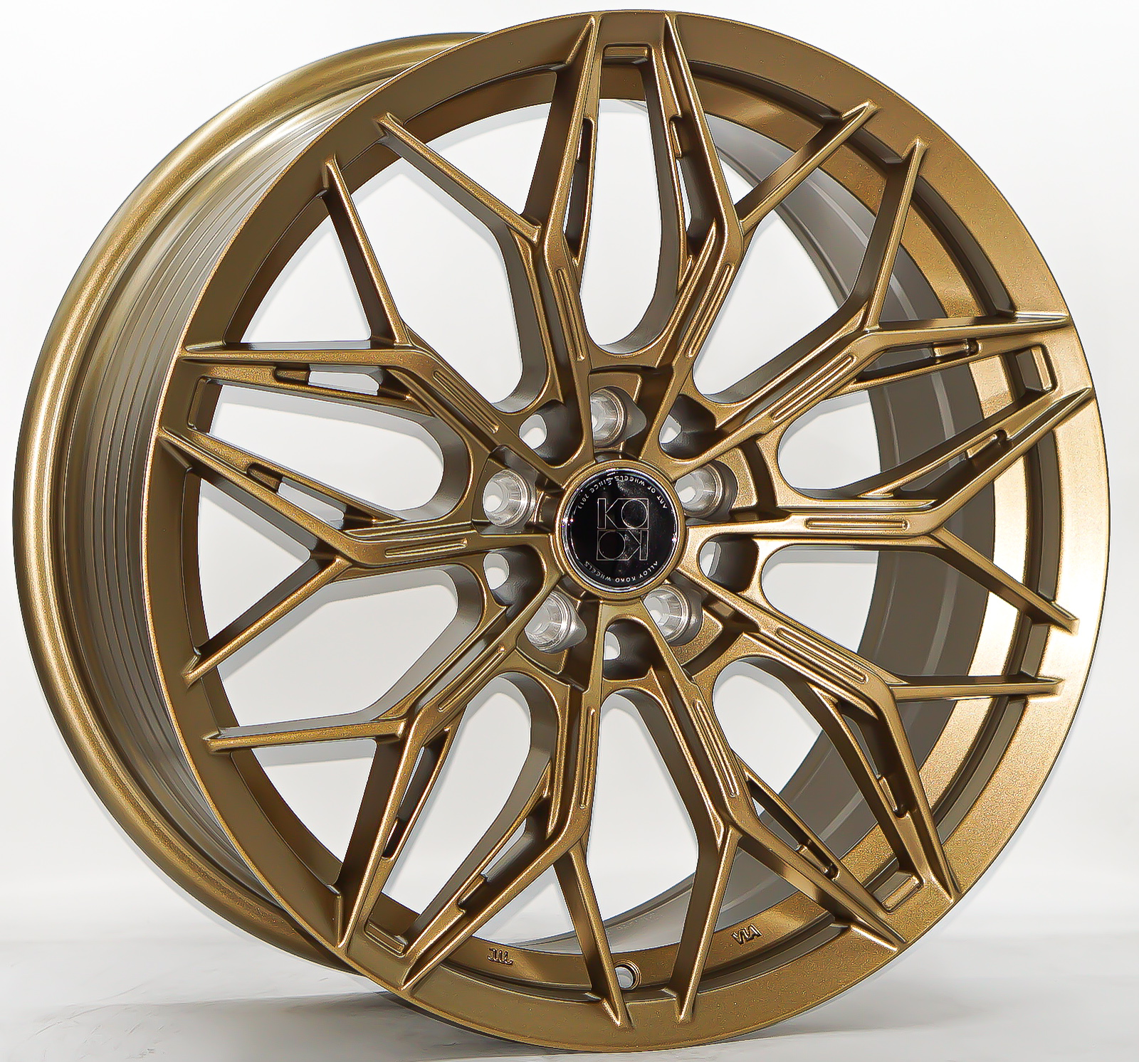 ล้อแม็ก ล้อแม็กใหม่ KOKO FF594 ขอบ18นิ้ว กว้าง8นิ้ว 5รู108 Offset38 สีทองแดง
