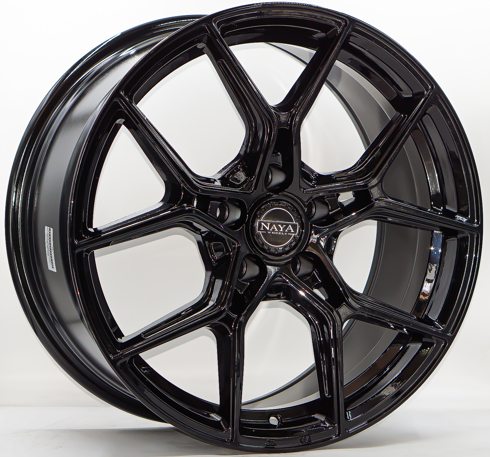 ล้อแม็ก ล้อแม็กใหม่ Flowforming NAYA Alpha5 ขอบ18นิ้ว กว้าง8.5นิ้ว 5รู114.3/112 Offset35 สีดำเงา
