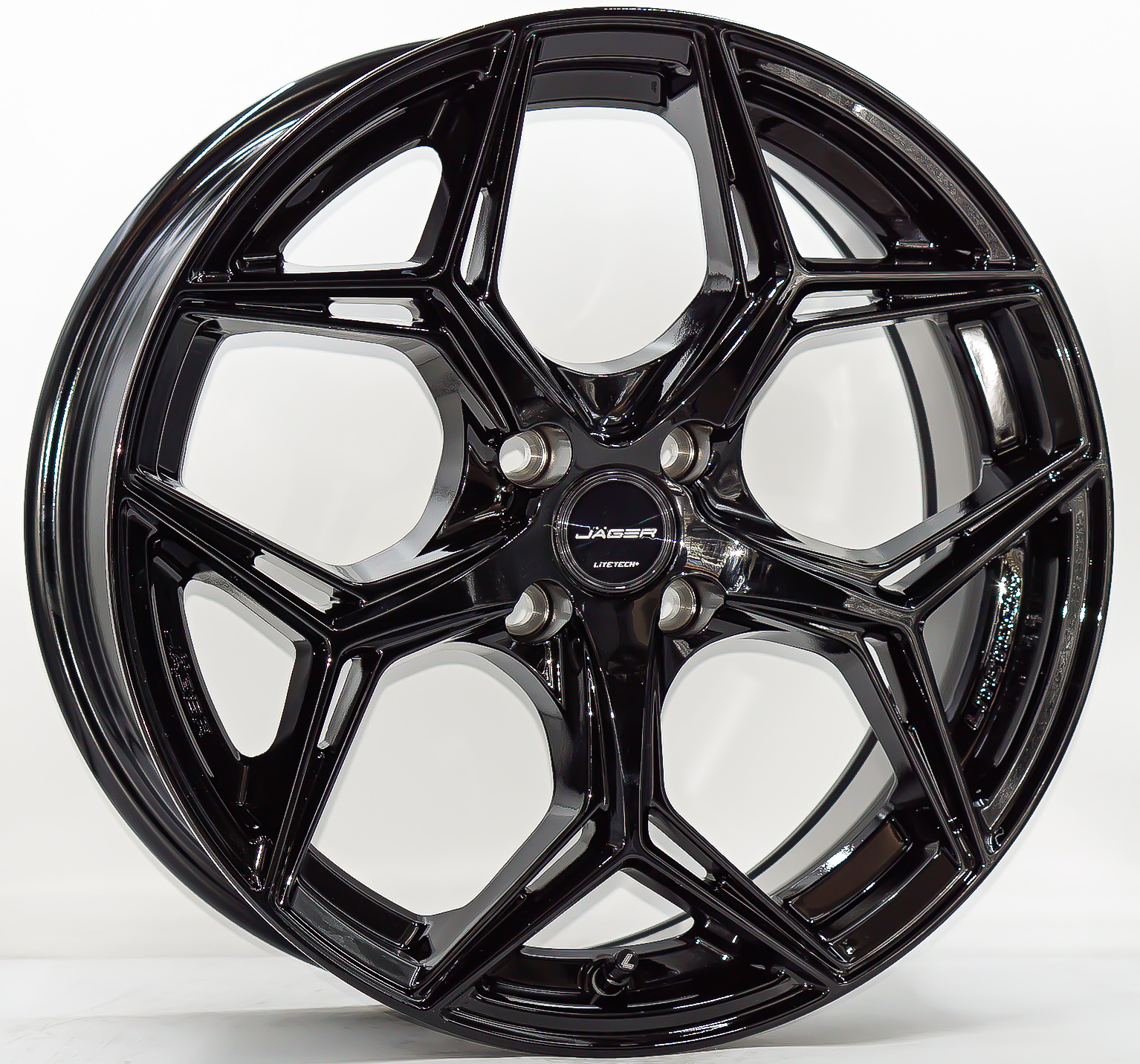 ล้อแม็ก ล้อแม็กใหม่ Lenso Jager Blaze ขอบ17นิ้ว กว้าง7นิ้ว 4รู100 Offset35 สีดำเงา