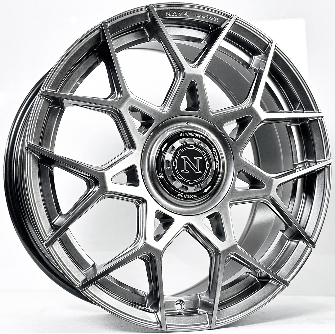 ล้อแม็ก ล้อแม็ก Naya CL-107 ขอบ18นิ้ว กว้าง8.5นิ้ว 5รู108/120 Offset35 สีไฮเปอร์แบล็ค