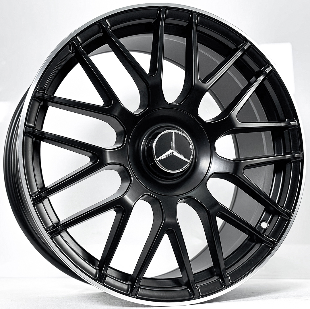 ล้อแม็ก ล้อแม็ก Benz C Coupe ขอบ19นิ้ว กว้าง F8.5นิ้ว R9.5นิ้ว 5รู112 Offset38-43 สีดำหน้าเงา 