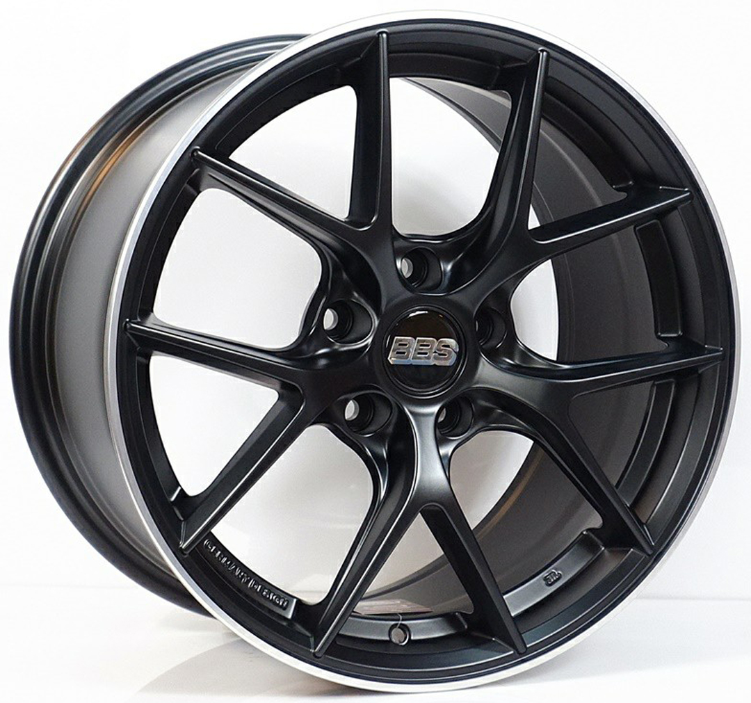 ล้อแม็ก ล้อแม็กใหม่เบา Flowforming CIR ขอบ17นิ้ว กว้าง8.5นิ้ว 5รู112/114.3 Offset35 สีดำขอบเงา