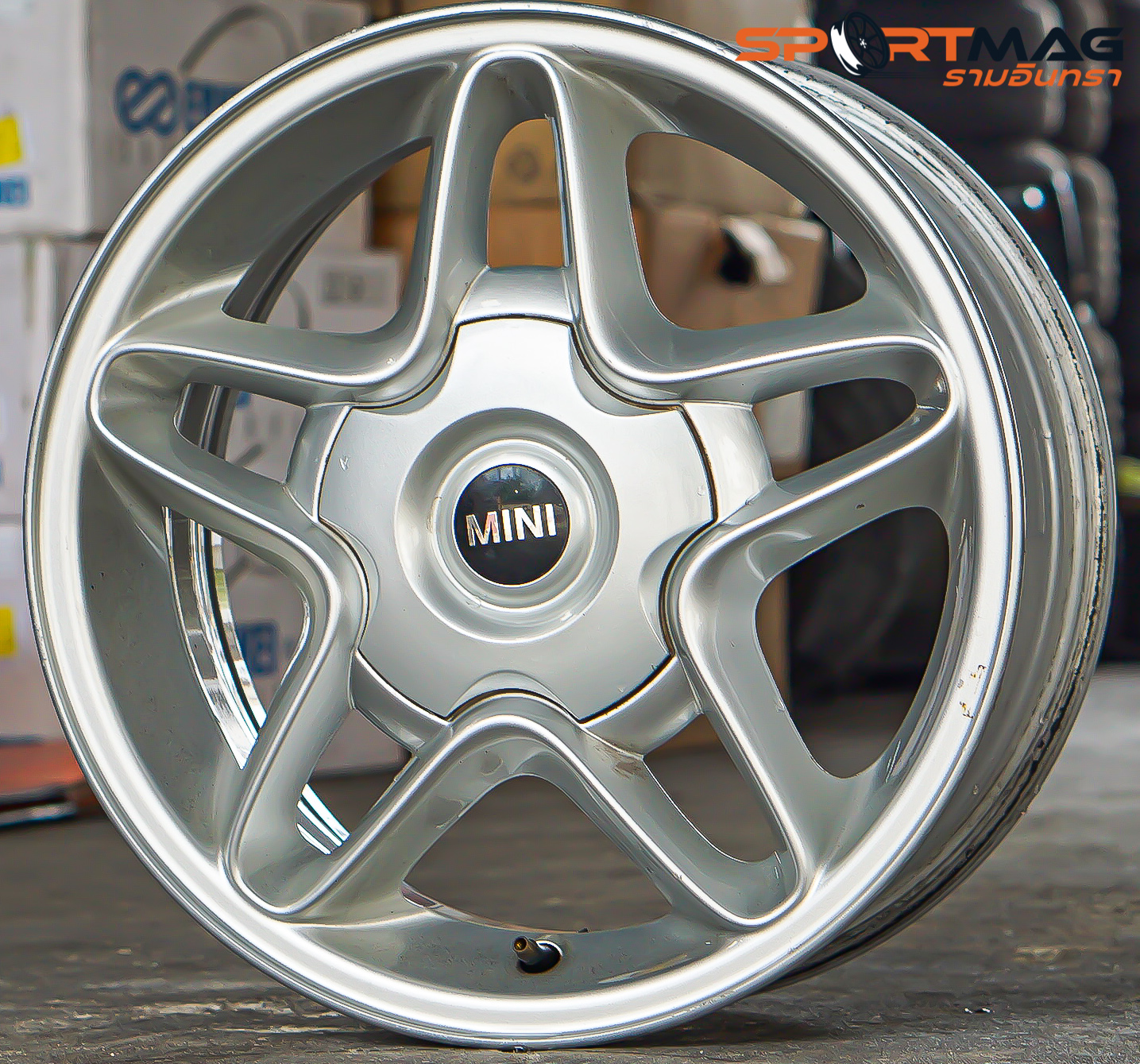 ล้อแม็ก ล้อมือสองแท้ MINI COOPER ขอบ16นิ้ว กว้าง6.5นิ้ว 4รู100 Offset48 (รามอินทรา)
