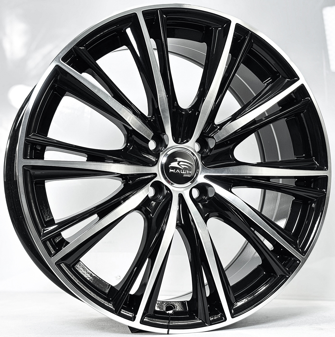 ล้อแม็ก ล้อแม็ก SSW S230 ขอบ17นิ้ว กว้าง7.5นิ้ว 4รู100 Offset42 สีดำหน้าเงา