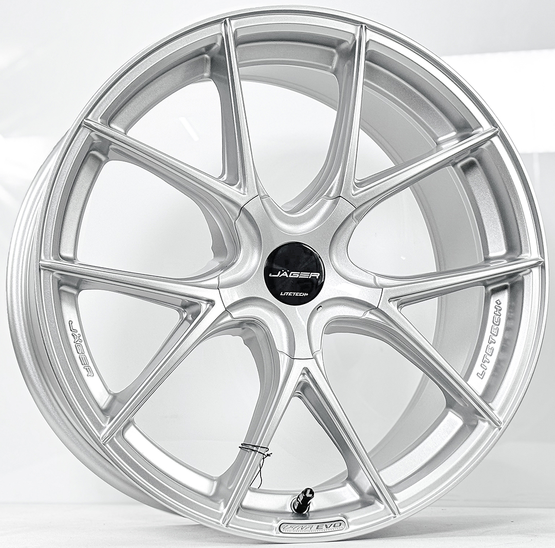 ล้อแม็ก ล้อแม็ก Lenso Jager Dyna JAD EVO Litetech+ FlowForming ขอบ18นิ้ว กว้าง8.5นิ้ว 5รู114.3 Offset35 สีซิลเวอร์