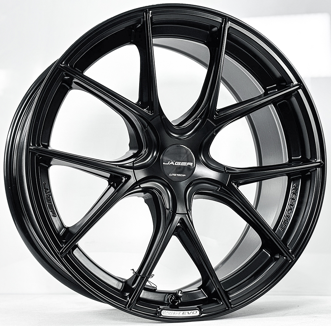 ล้อแม็ก ล้อแม็ก Lenso Jager Dyna JAD EVO Litetech+ FlowForming ขอบ17นิ้ว กว้าง7.5นิ้ว 5รู100 Offset35 สีดำด้าน
