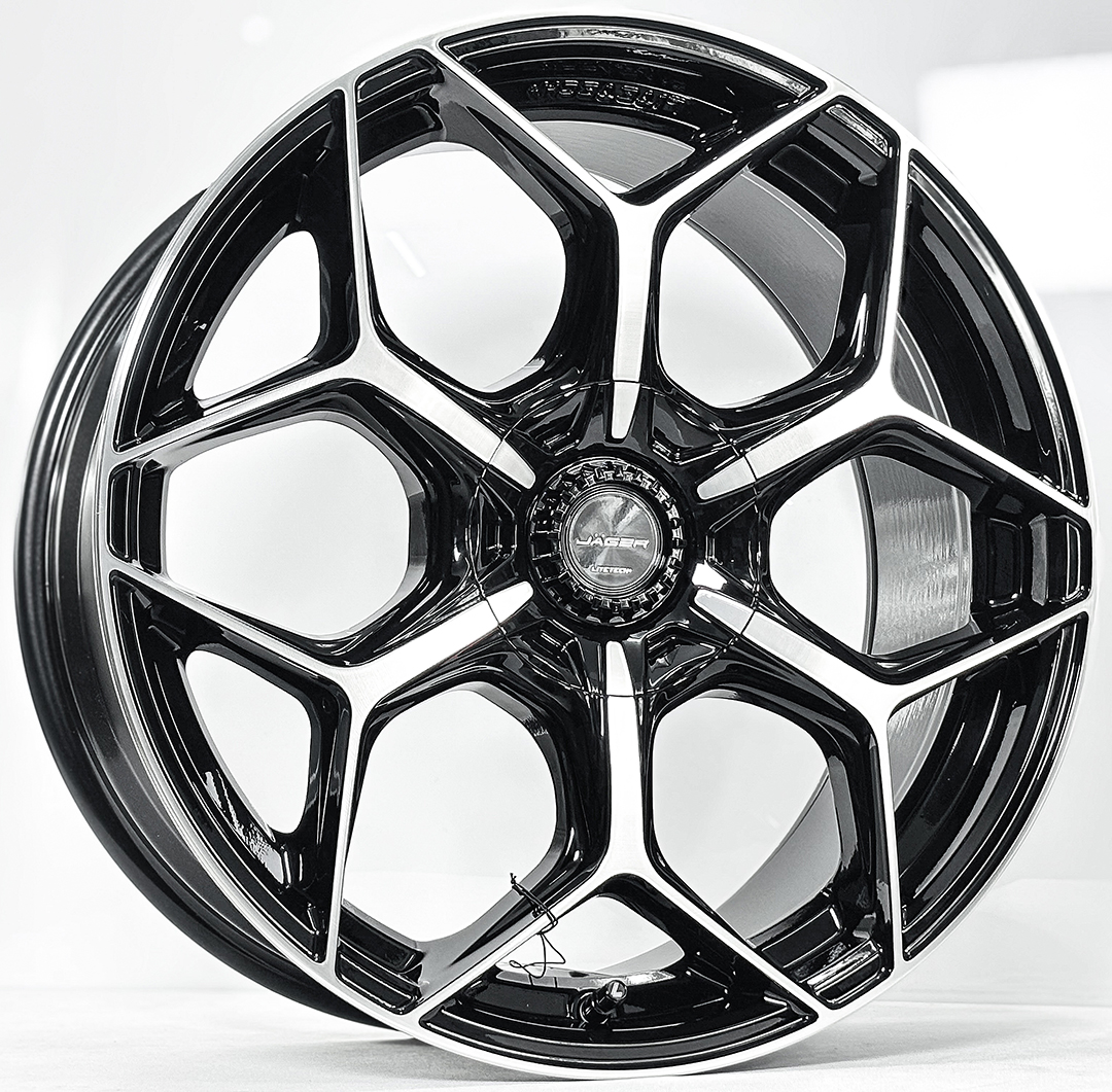 ล้อแม็ก ล้อแม็ก Lenso Vamos6 FlowForming LITETECH+ ขอบ19นิ้ว กว้าง8.5นิ้ว 5รู120/108 Offset40 สีดำหน้าเงา