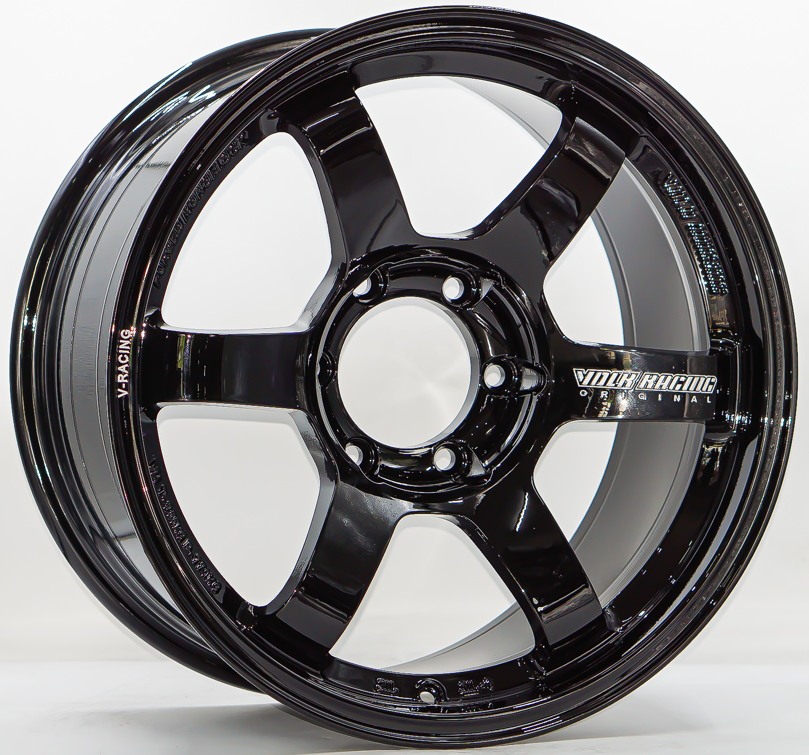 ล้อแม็ก ล้อแม็กใหม่ Flowforming HR TE37 ขอบ18นิ้ว กว้าง9นิ้ว 6รู139.7 Offset0 สีดำเงา