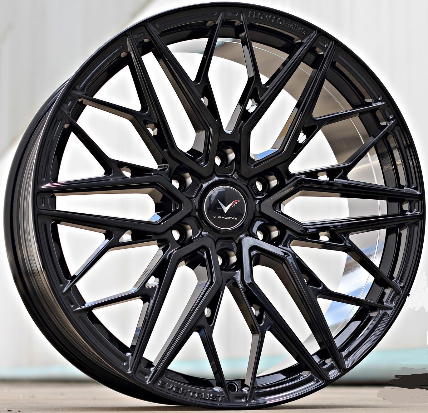 ล้อแม็ก ล้อแม็ก V-Racing HR111 ขอบ20 6รู139.7 สีดำด้าน กว้าง9 ET15 