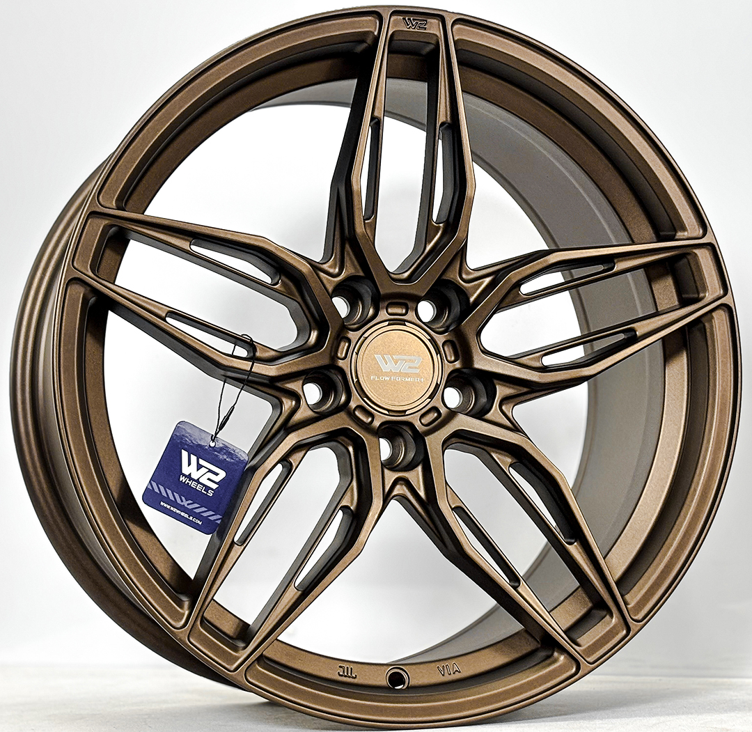 ล้อแม็ก ล้อแม็ก W2 WFF-W Flowforming ขอบ18นิ้ว กว้าง8.5นิ้ว 5รู114.3/112 Offset35 สีSatinBronze