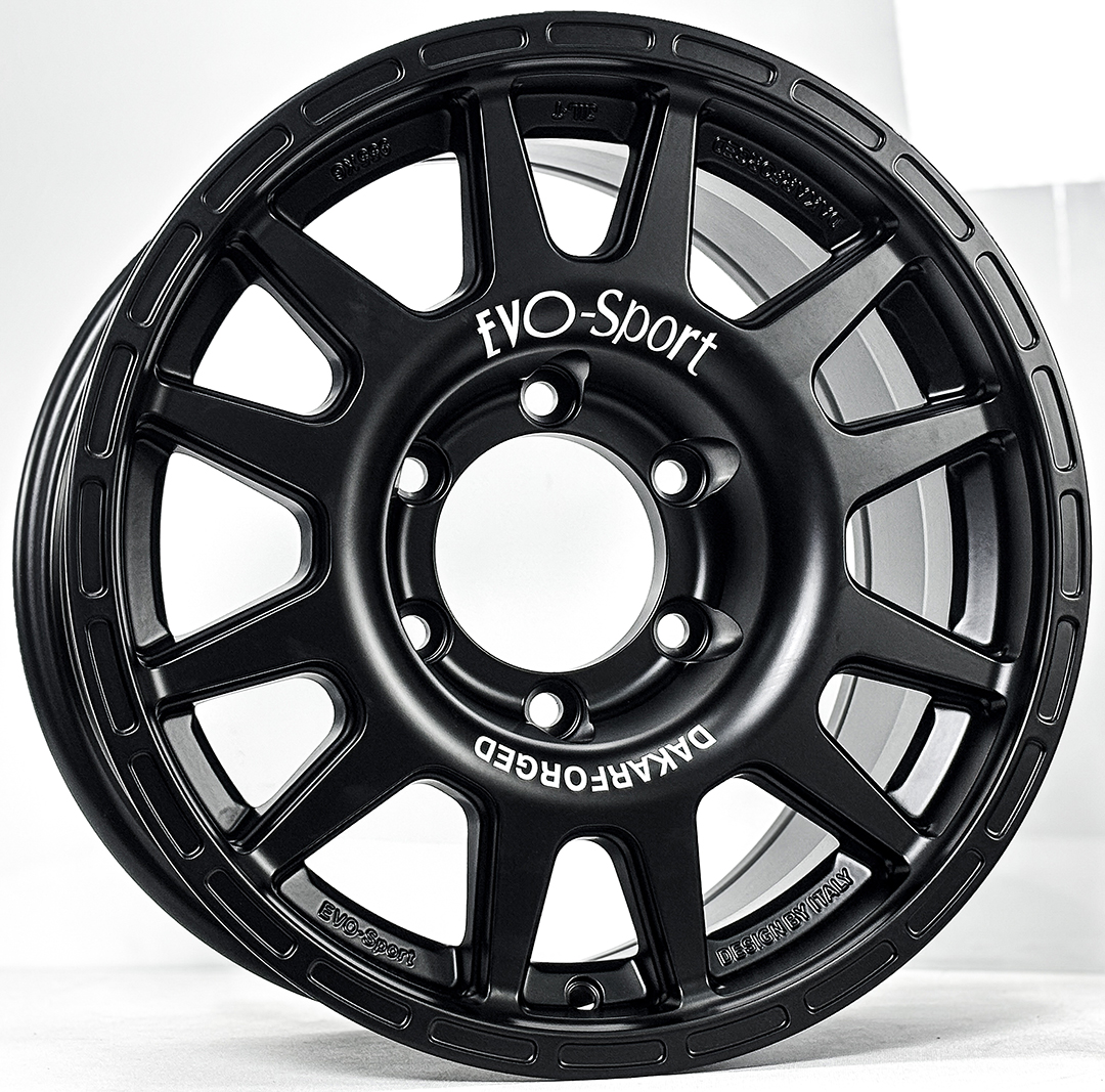 ล้อแม็ก ล้อแม็ก New Evo Cross ขอบ17นิ้ว กว้าง8.5นิ้ว 6รู139.7 Offset20 สีดำด้าน