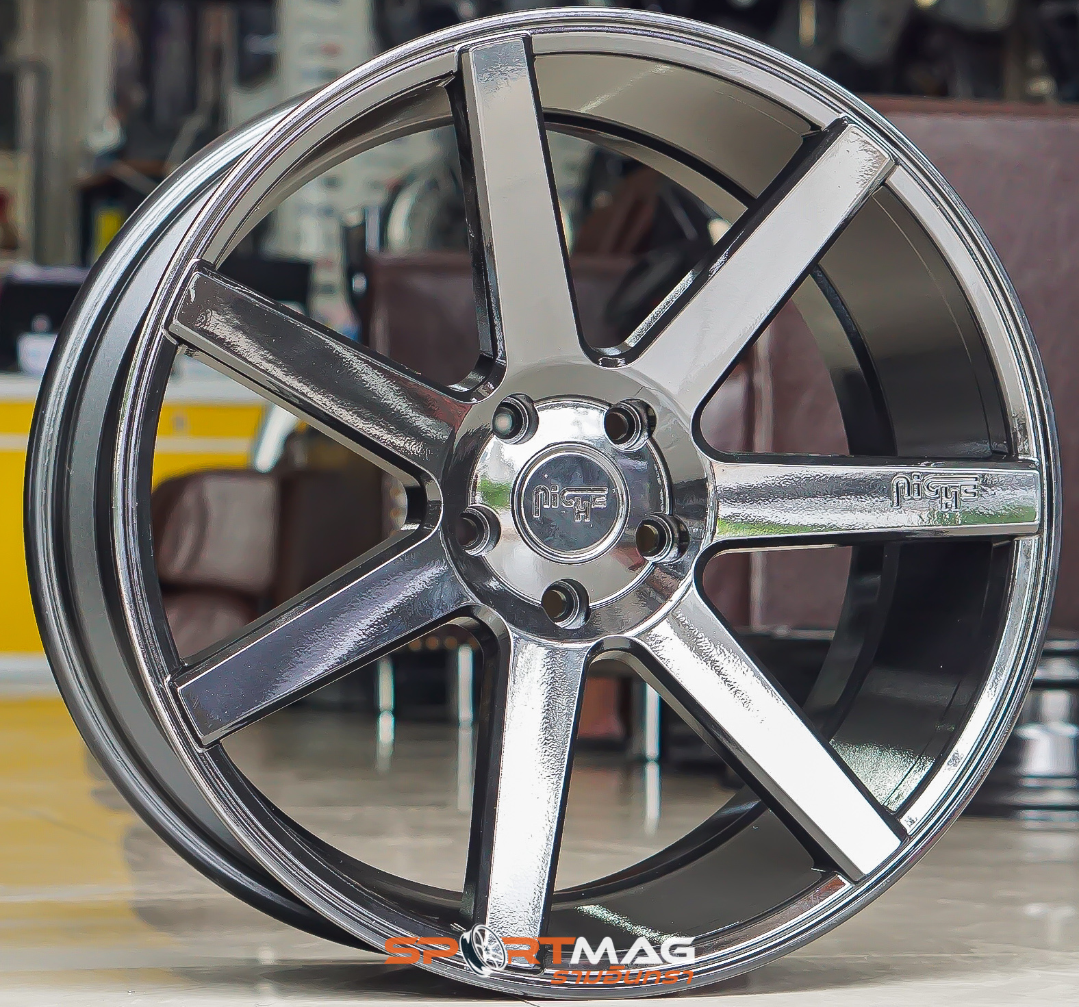 ล้อแม็ก ล้อแม็กแท้ USA NICHE VERONA F20x9นิ้ว ET42 , R20x10นิ้ว ET40 5รู114.3 สีดำเงา (รามอินทรา)