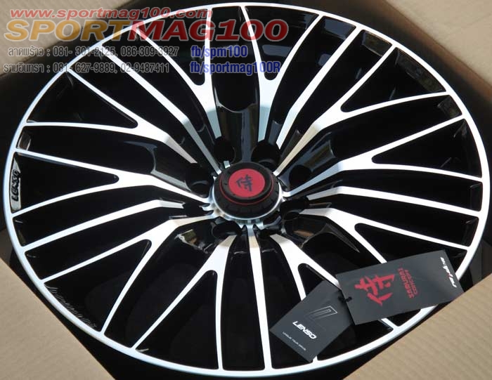 ล้อแม็ก ล้อแม็ก Lenso SCF 4รู100/114 ET40 ดำเงา กว้าง7 ขอบ16นิ้ว 