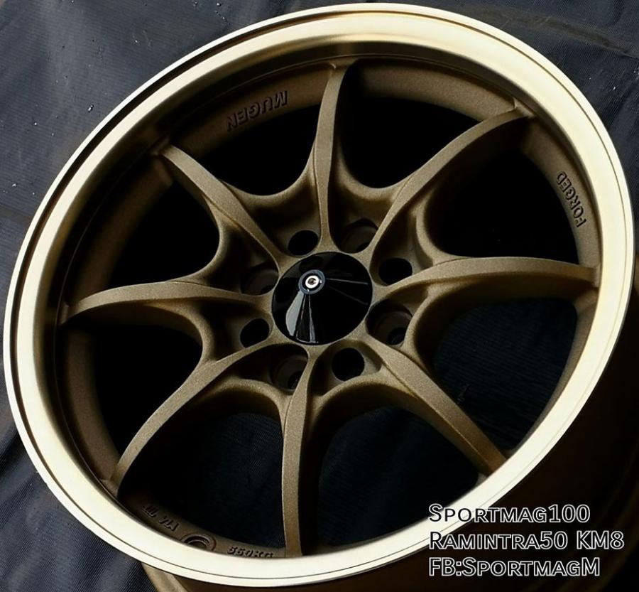 *เฮียสั่งลด แม็กซ์ใหม่ลาย Mugen MF8 4รู100 7-15นิ้ว *เฮียสั่งลด แม็กซ์ใหม่ลาย Mugen MF8 4รู100 7-15นิ้ว