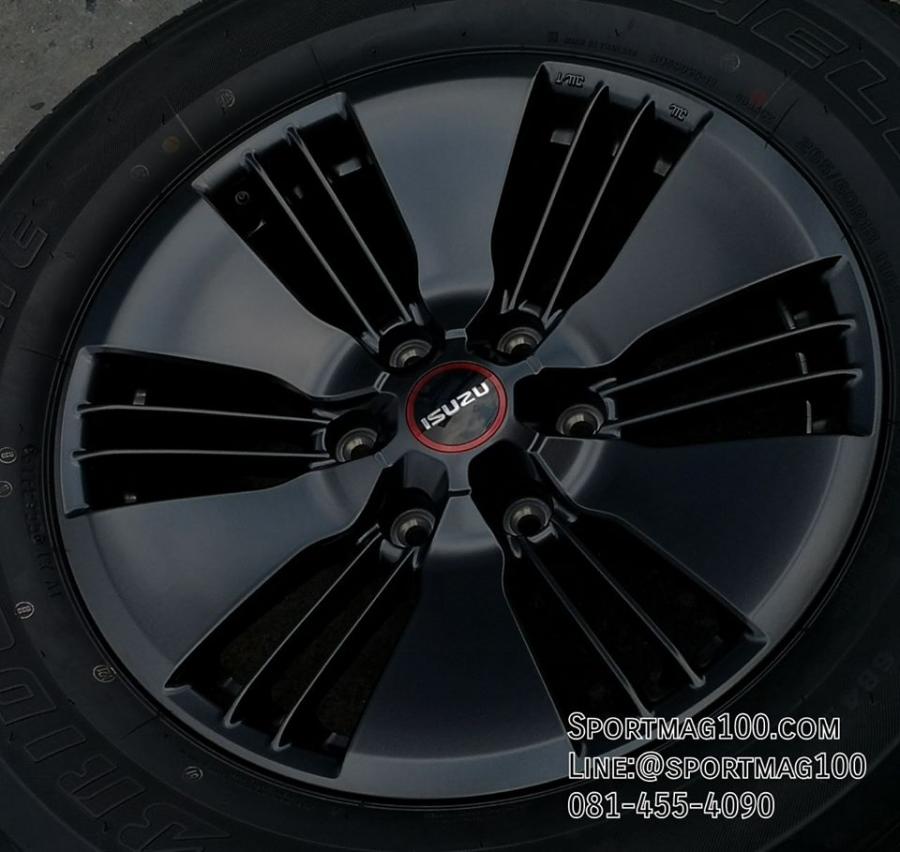 แม็กซ์ป้ายแดง AllNew isuzu 6รู139 ดำด้าน 7-18นิ้ว แม็กซ์ป้ายแดง AllNew isuzu 6รู139 ดำด้าน 7-18นิ้ว