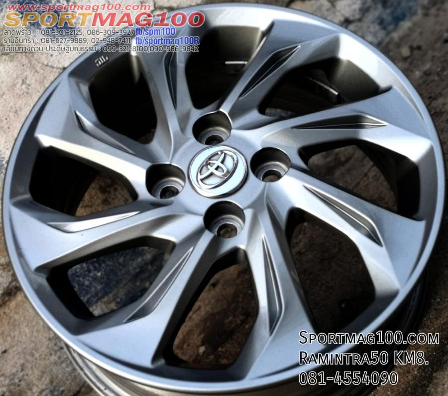 ล้อแม็กซ์มือสองแท้ Toyota New VIOS 4รู100 กันเมทาลิก 5.5-15นิ้ว(เลียบด่วน-รามอินทรา) ล้อแม็ก ล้อแม็กซ์มือสองแท้ Toyota New VIOS 4รู100 กันเมทาลิก 5.5-15นิ้ว(เลียบด่วน-รามอินทรา)